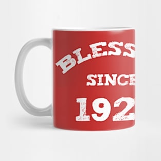 Blessed Since 1923 Cool Birthday Christian Mug